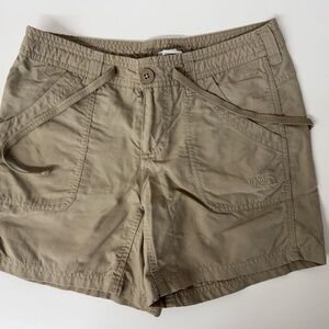 The North Face Women's Khaki Cargo Shorts